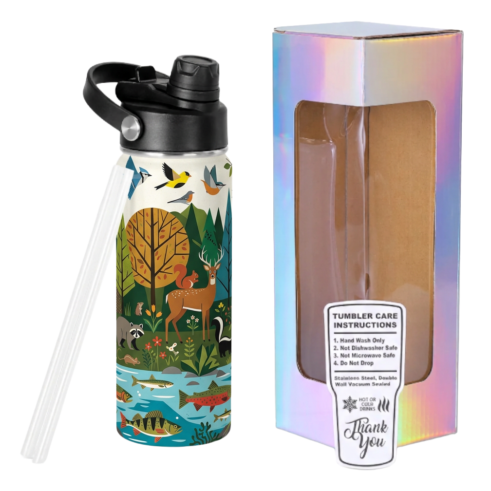 Poison-Free World Water Bottle