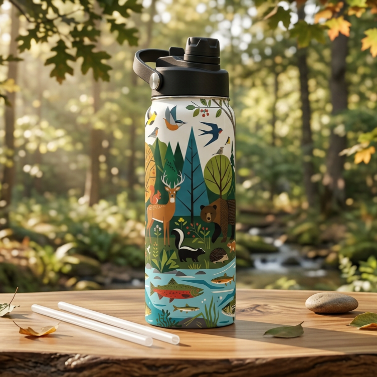 Poison-Free World Water Bottle