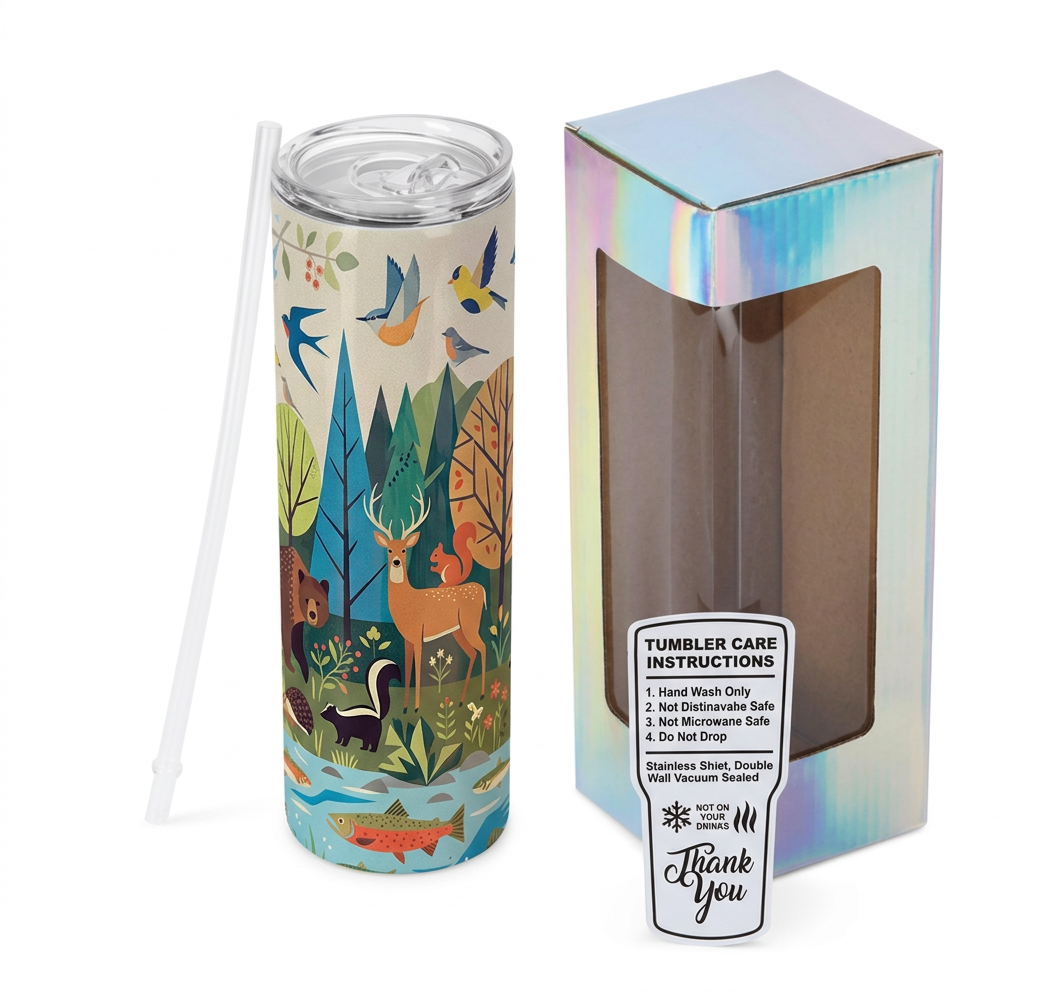 Poison-Free World Skinny Tumbler